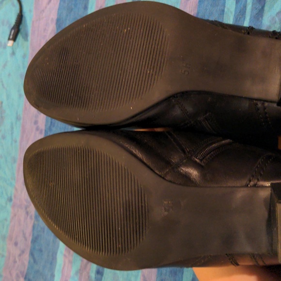 Wide Steps Mascot Black Glove Leather Boot size UK 7.5 W - Picture 12 of 14